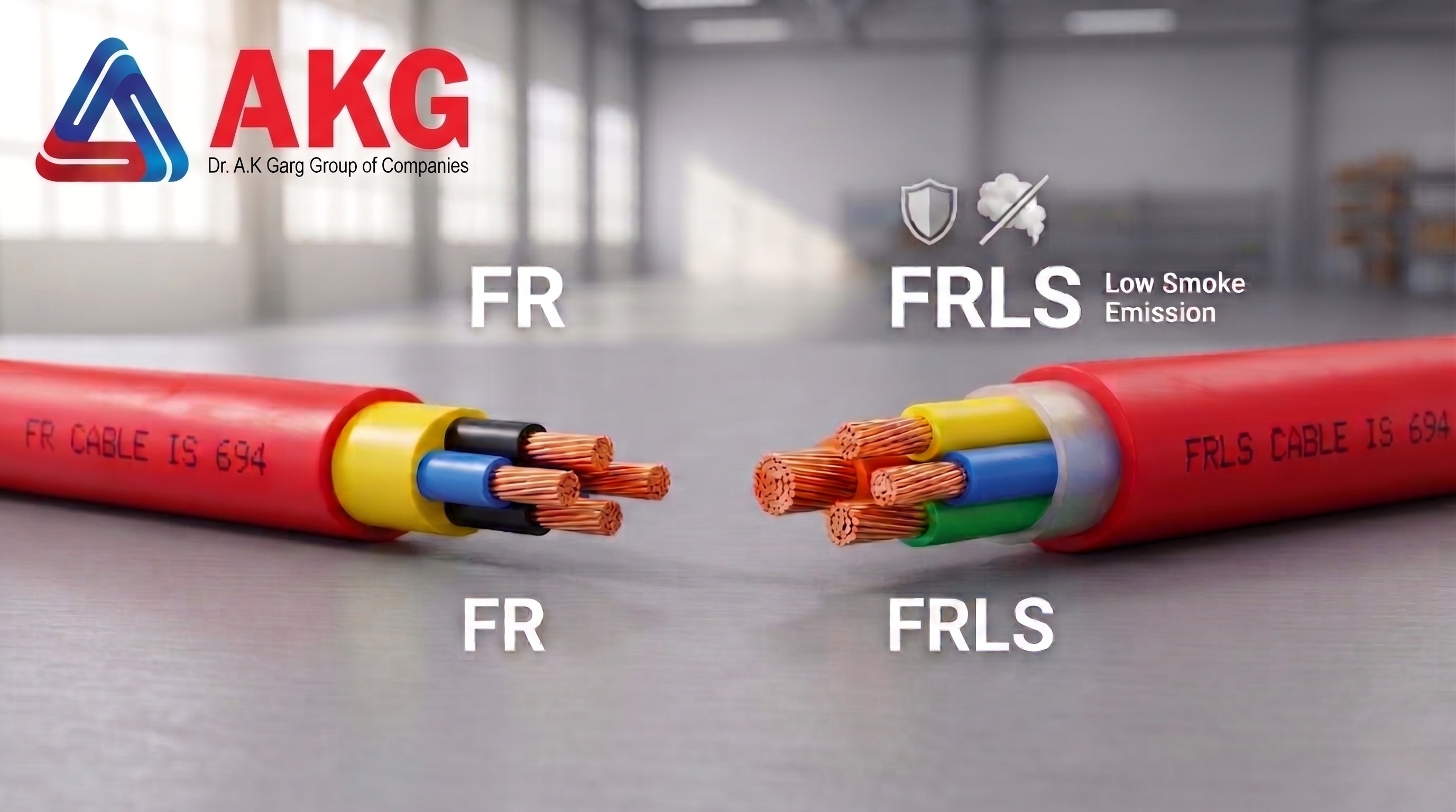 FR and FRLS Cable Difference Explained for Electrical Safety and Fire Protection